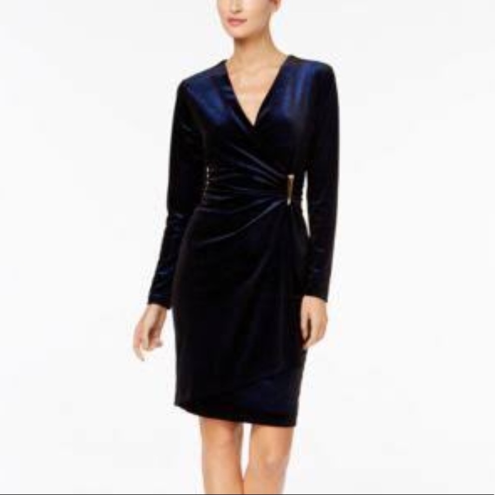 Calvin Klein black with glitter dress